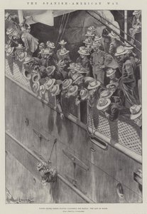 スペインとアメリカの戦争、アメリカ合衆国軍隊が最後の船上にいるマニラに向けてカリフォルニアを離れる